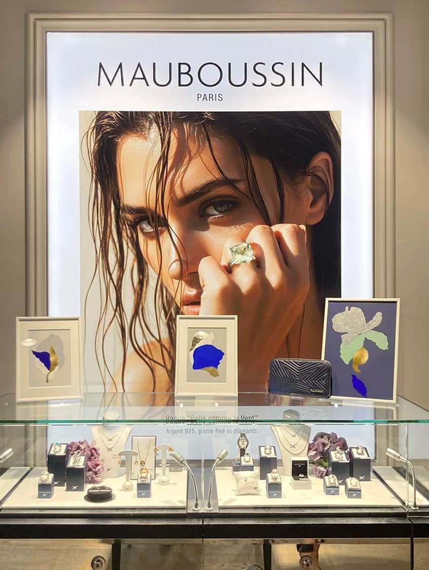 Collaboration artistique entre Lola Mathé et une maison de joaillerie parisienne