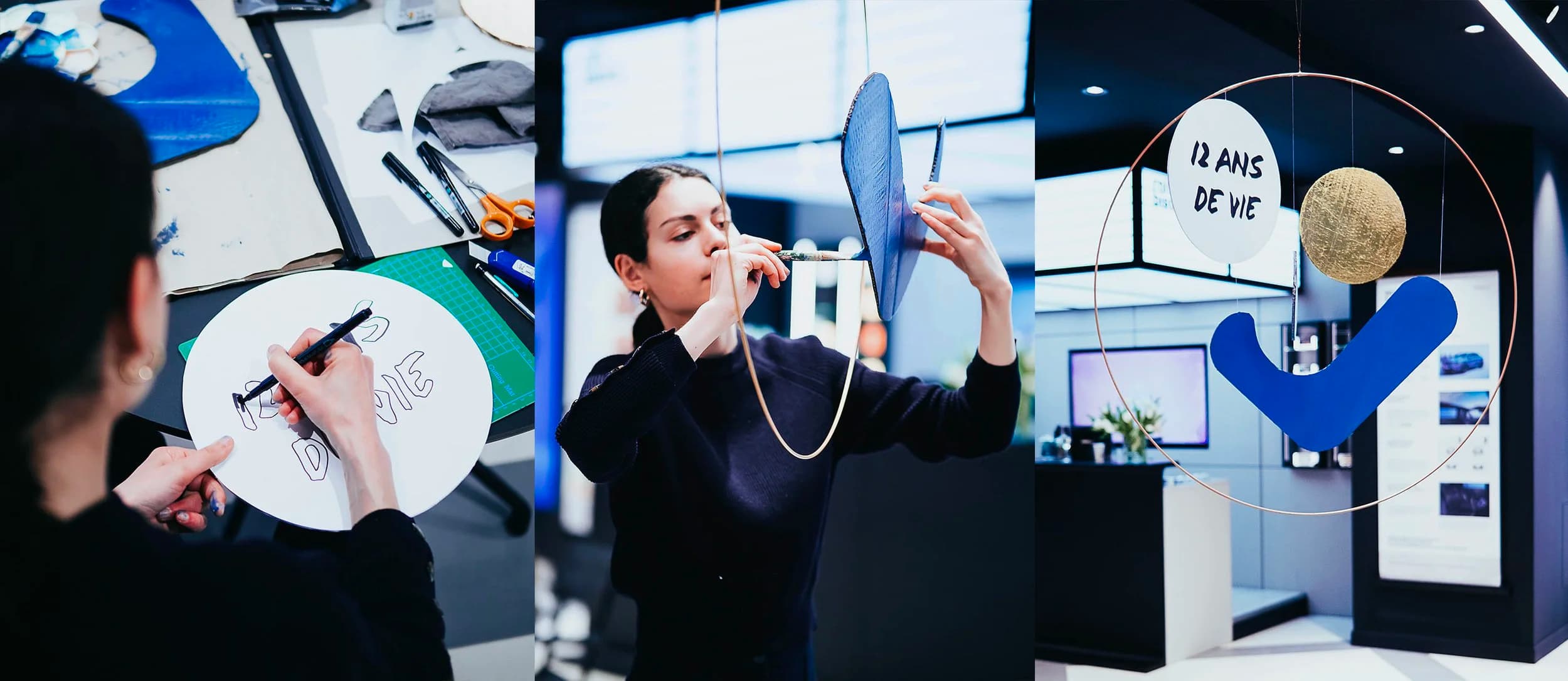 Processus de création d’une installation artistique contemporaine et immersive
