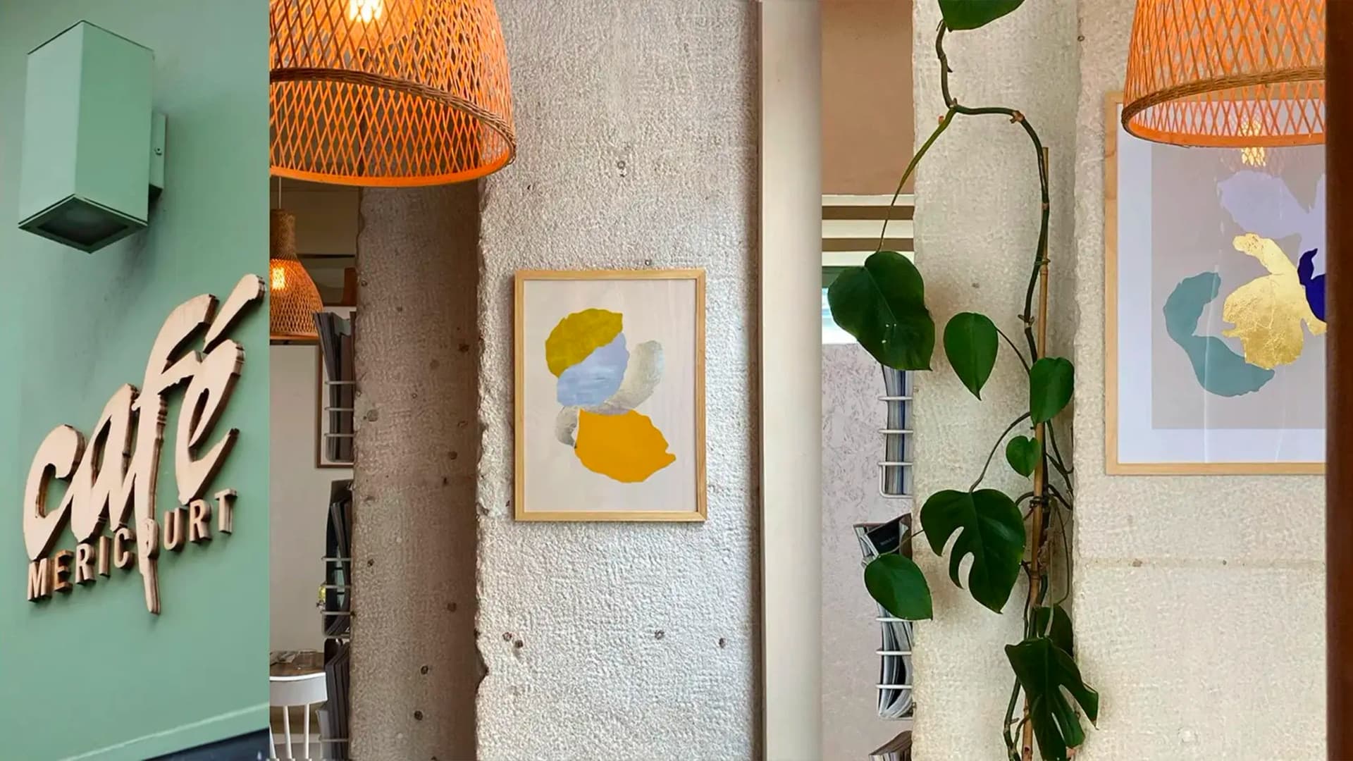 Exposoition solo show des œuvres de Lola Mathé au café Méricourt, Paris 11