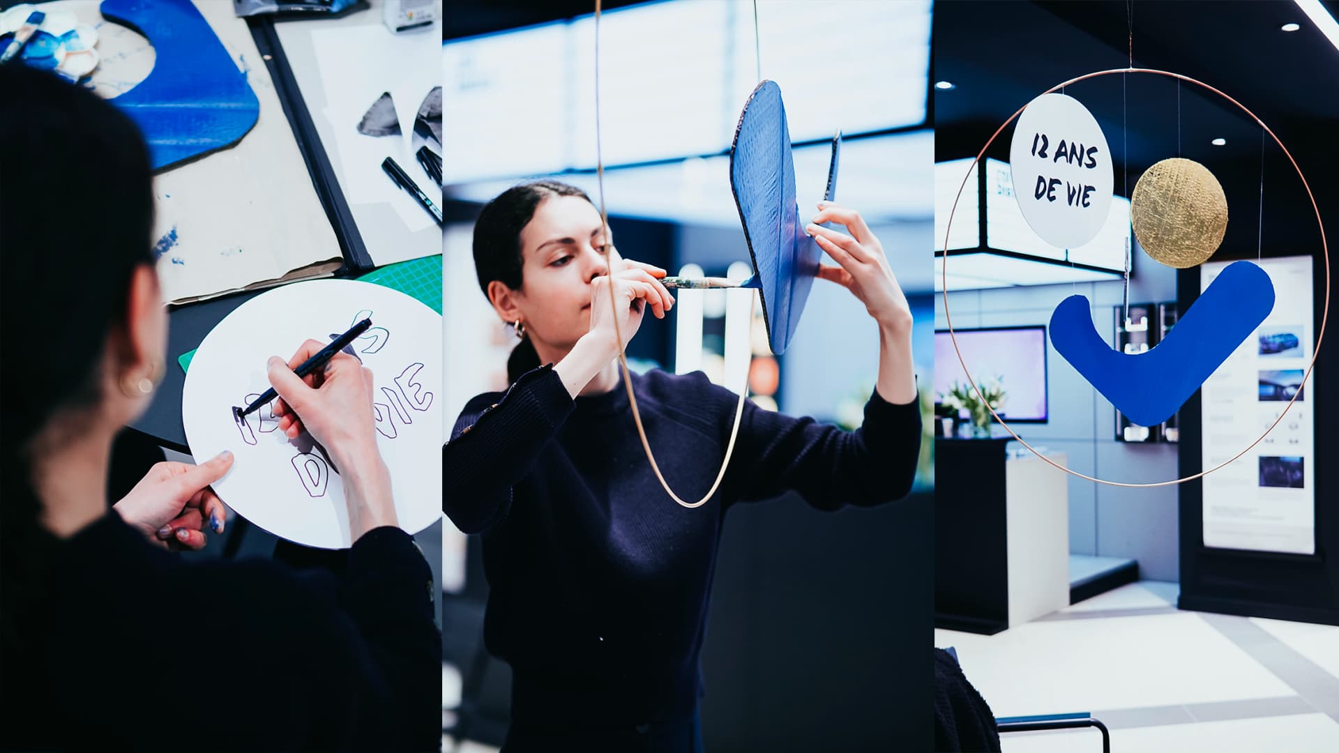 Processus de création d’une installation artistique contemporaine et immersive