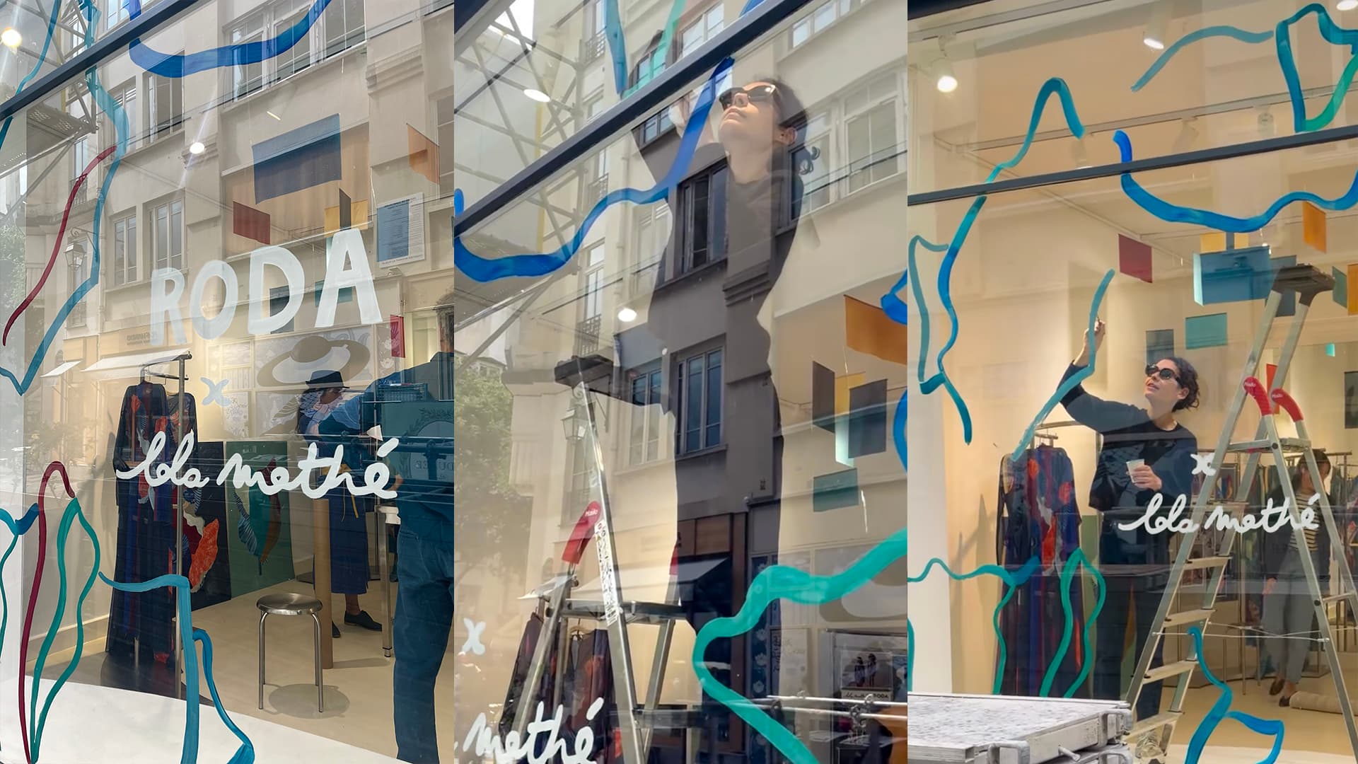 roda collaboration textile pop up Paris